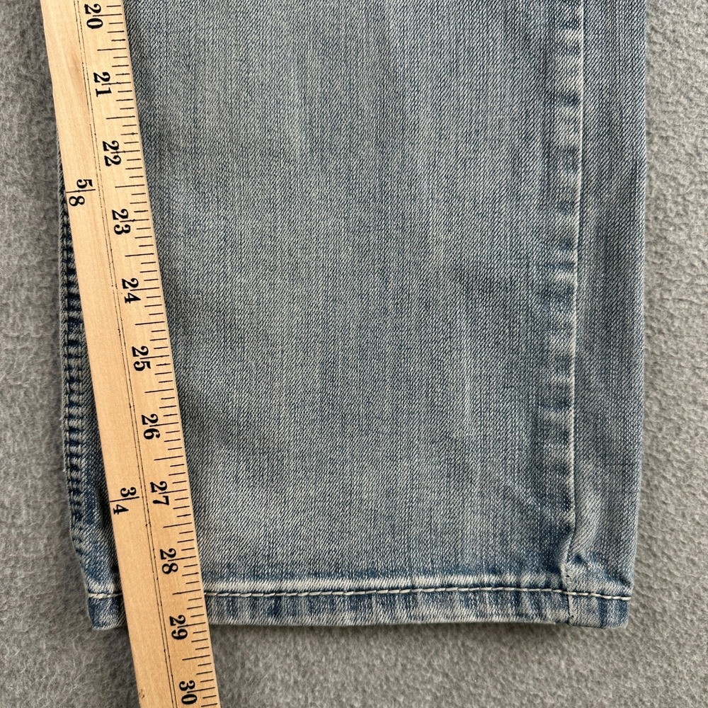 Rock & Roll Denim Jeans Men 34 Blue Revolver Straight Slim Straight Rodeo Cowboy - Picture 11 of 15